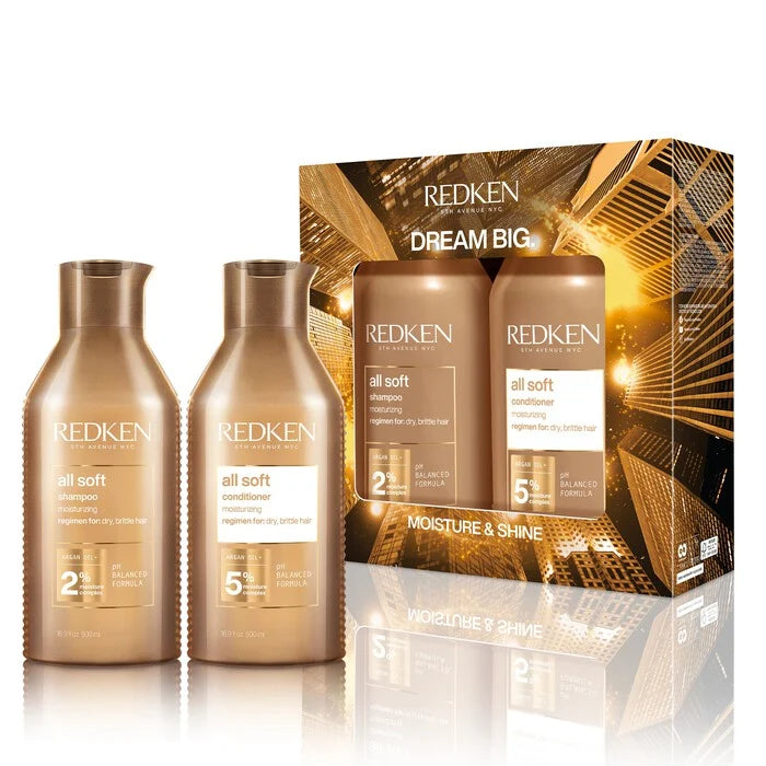 KIT ALL SOFT SHAMPOO Y CONDITION  500ML