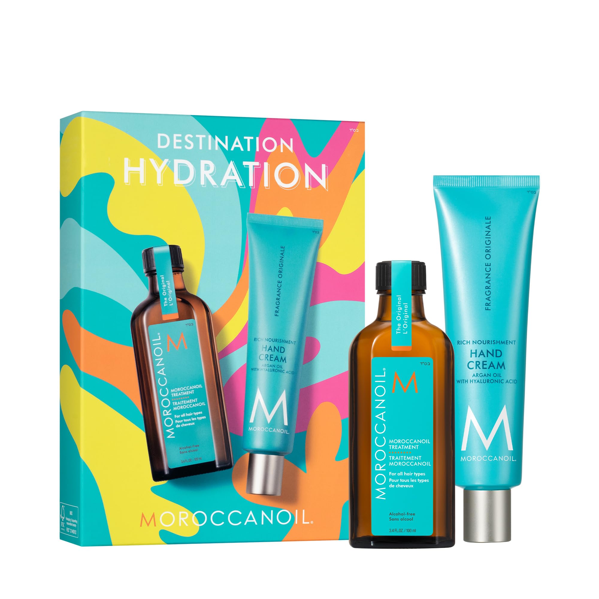 DESTINATION HYDRATION KIT ACEITE Y CREMA DE MANOS 